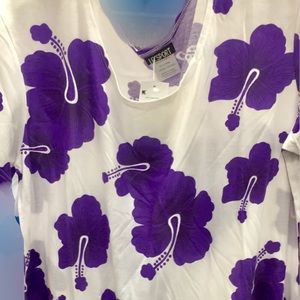 Purple Hibiscus Dress